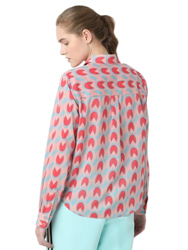 Image of VERO Moda Women Printed Shirt | Long Sleeve | Regular Fit