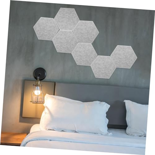 12 piezas de paneles acústicos para aislamiento de sonido, tablero de insonorización para reducción de ruido en paredes, color gris plateado moderno miniatura 2