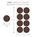 FINDAT Brown Dot Stickers 2 Inch Circle Sticker Vinyl Color Coding Round Labels Self-Adhesive Removable Waterproof Tag for Garage Yard Sale Office Home Inventory 80 PCS