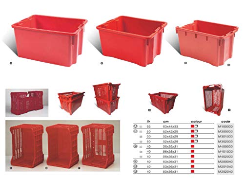 Lt. 40 - cm 56x35x31 Tutta chiusa, sovrapponibile con modello tradizionale.