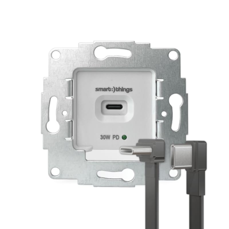 Smart things sC30-EU C Prise encastrée argenté pour installation électrique