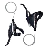 Fahrrad Gangschalter,3x9 Gang | 1 Paar Links Rechts Fahrrad BremsSchalt,für Straßenfahrrad Faltrad Geländefahren Fitnesstraining Touren Stadtpendeln Outdoor Alltag Erwachsene