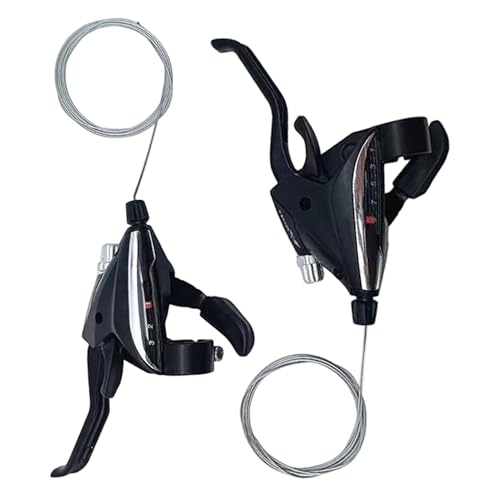 Manette De Vitesse Pour VTT | Leviers De Vitesse 3x9,1 Paire De Leviers Pour Vélo | Pour Route Pliant Sentier Urbain Navette Tourisme Fitness Entraînement...
