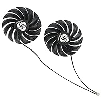 inRobert DIY Fan PLD09210B12HH GPU-Cooling-Fan Replacement for MSI-RTX-3070-3080-3090-SUPRIM-X Gaming Graphics Card (1pair(2pcs))