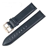 FLAGPVPAGT Cinturino For Orologio Alla Moda Bianco Con In Oro Rosa 16mm 17mm 18mm 20mm Adatto Fit For DW(Blue-RG,14mm)