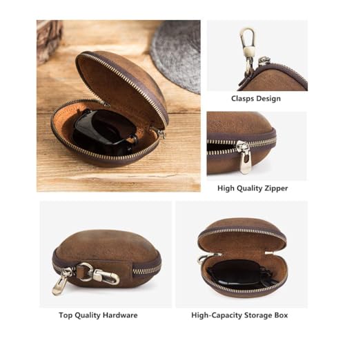 Image of Unisex Semi-Hard Shell Folding Eyeglasses Cases With Clasps | Protective Case For Folding Glasses