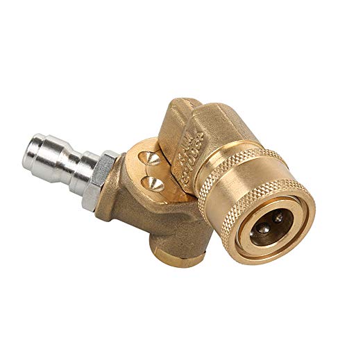 styleinside 1pc High Pressure Water Gun Connector 90 Degree Adjustable 5 Gear Angle Durable Use
