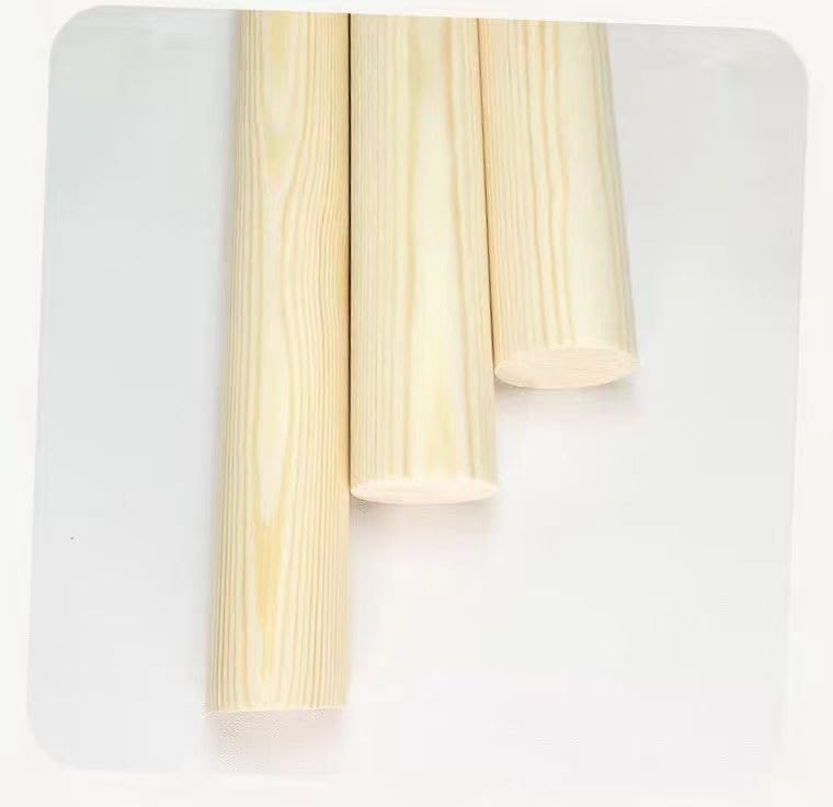 Bâtons de bois dur polyvalents 10 cm pour loisirs créatifs et chevilles de meuble