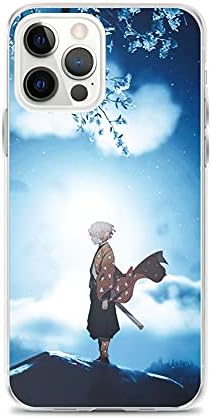 Compatible with iPhone 11 Case Zenitsu Agatsuma Anime Night Demon Slayer Print TPU Pure Clear Soft Phone Case Cover