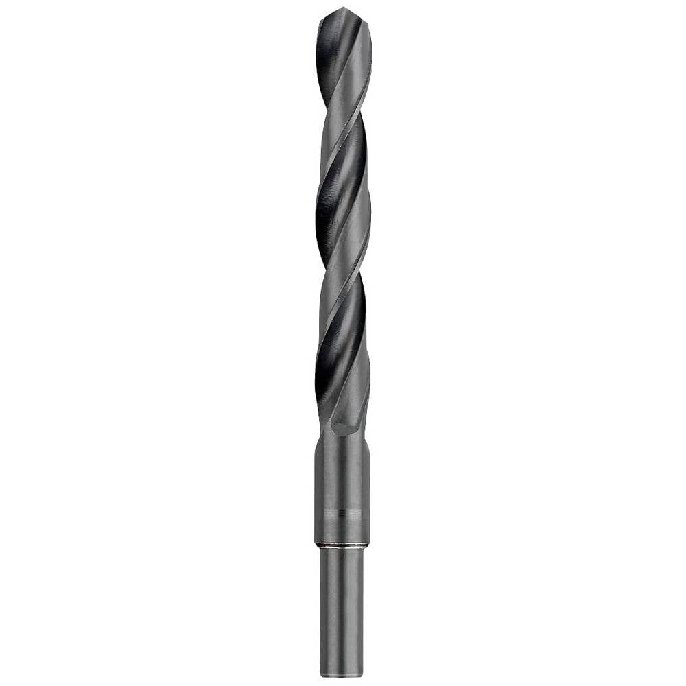 kwb HSS Metallbohrer Ø 13 mm - Abgedrehter Schaft, DIN 338 - Spiralbohrer für Metall - Universell einsetzbar