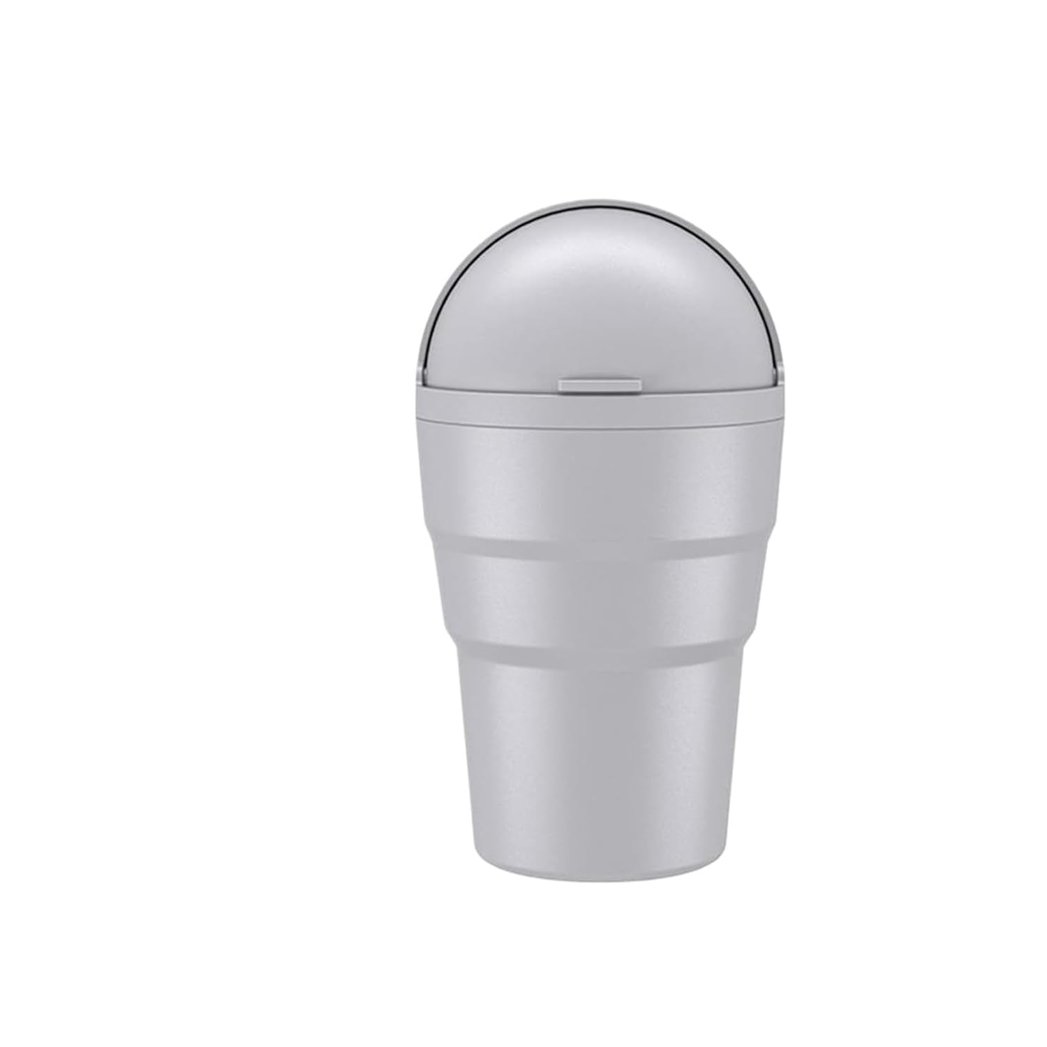 Car Cup Holder Trash Can with Lid Garbage Automotive Interior Accessories Dustbin Rubbish for SUV Truck(White)
