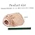 Balacoo Hamster Shaped Home Warm Cotton Hamsters Beds Hamster Houses Nest for Small Animals Pet Supplies,Light Brown