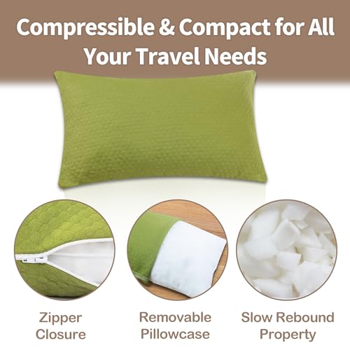 Oreiller de voyage compressible idéal pour vos nuits en camping et avion