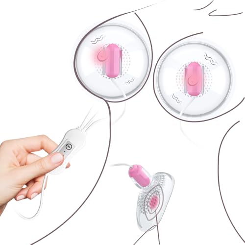 3-in-1 Nipple&Clitoris Massage Vibrator, Sex Stimulation Toys for Female/Couple, Foreplay Breast & Clit Teaser with 10 Frequency Settings, 3 Detachable Bullet Vibrators, Adult Toy for Solo/Couple