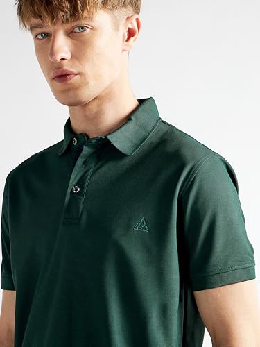 Image of Clans & Hans Men's Solid Regular Fit Polo T Shirt | Collar Tshirts | Half Sleeves |Plain T-Shirt for Men (Available in Plus Size)
