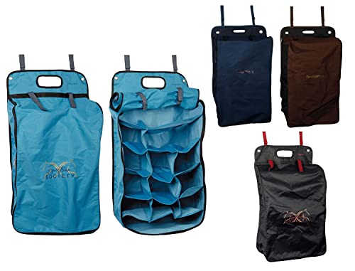 NETPROSHOP Turnier Packsack – Große Tasche 75x55x30 Cm, Für Decken & Pflegeartikel – Schwarz/Lila