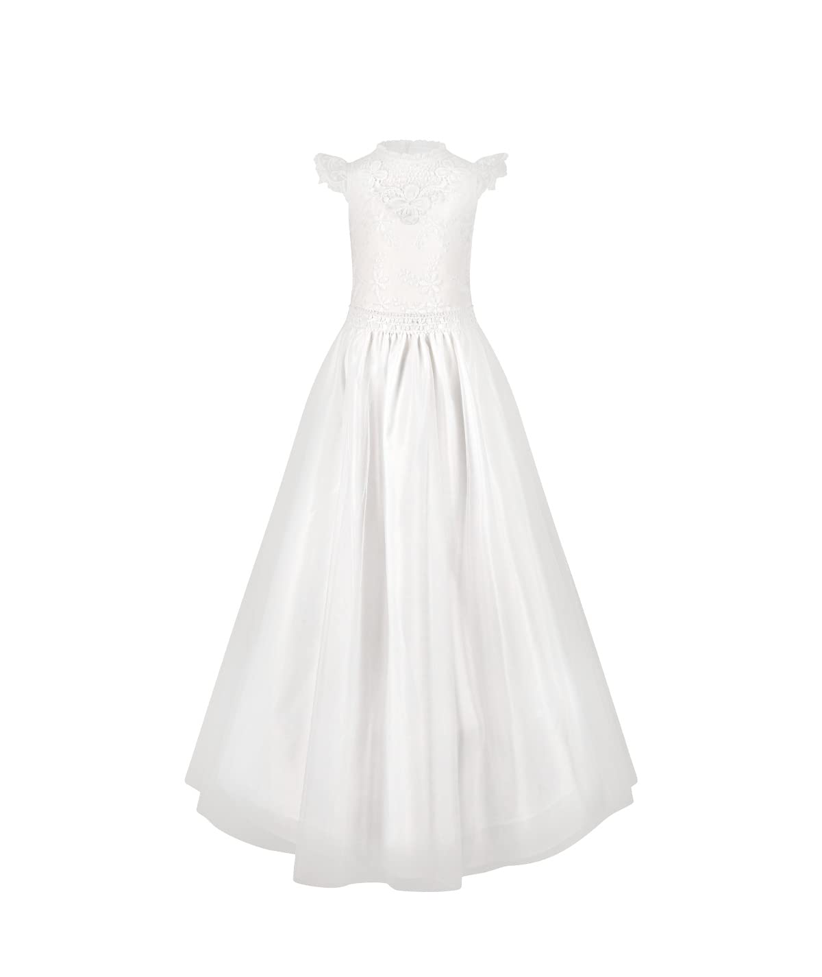 Baby Mädchen Taufkleid Traditionelles Taufkleid Familienkleid Taufgewand Mädchen Ivory