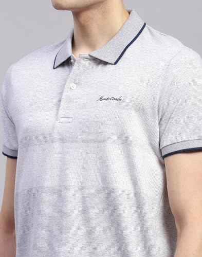 Image of Monte Carlo Mens Solid Polo Neck Half Sleeve Regular Fit Lower Set (224065854)