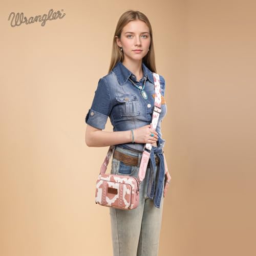 Image of Wrangler Crossbody Bag for Women Western Cowgirl Crossbody Purses with Guitar Strap