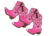 Picture of Set of 2 Dancing Pink Cowgirl Boots Jumbo 36" Foil Party Balloons