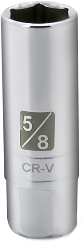 Miniatura 8 de Bujía magnética de pared delgada de 0.55 pulgadas de 3/8 pulgadas, enchufe de bujía de 12 puntos compatible con motocicleta, automóvil, SUV, BMW