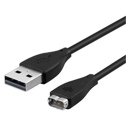 AAA PRODUCTS High Grade - USB Charging cable for Fitbit Charge HR Activity Wristband - Replacement Charging Lead - Length: 1ft / 30cm