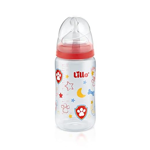 Lillo, Mamadeira Patrulha Canina Bico Silicone 6m+ Neutra,