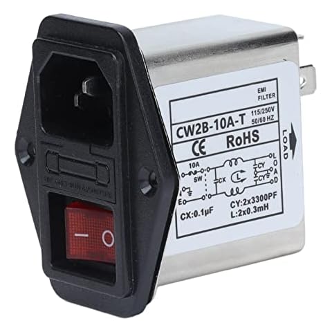 Compact Electromagnetic Interference Filter 115/250V Cover