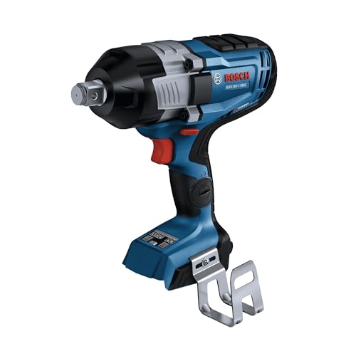 BOSCH GDS18V-1180CN PROFACTOR 18V Connected-Ready 3/4 In. Impact Wrench with Friction Ring and Thru-Hole (Bare Tool)