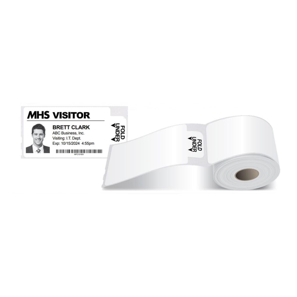 Avery - 1 rouleau de badges autocollants temporaires imprimables