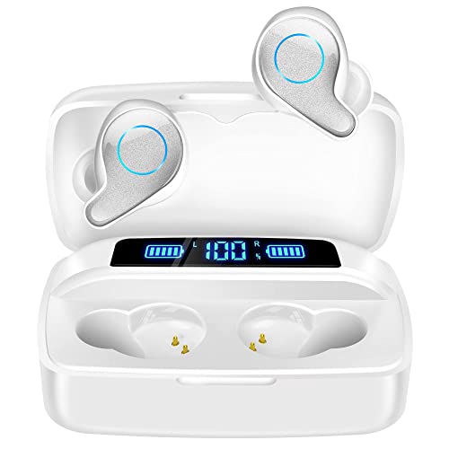 Esiposs Auriculares Inalámbricos, Bluetooth 5.0 Auriculares 156h Playtime In-Ear Estéreo Auriculares Con Mic, Ipx7 Impermeable Auriculares Con Usb-C Estuche De Carga Para Iphone Samsung Android Esiposs Auriculares Inalámbricos, Bluetooth 5.0 Auriculares 156h Playtime In-Ear Estéreo Auriculares Con Mic, Ipx7 Impermeable Auriculares Con Usb-C Estuche De Carga Para Iphone Samsung Android