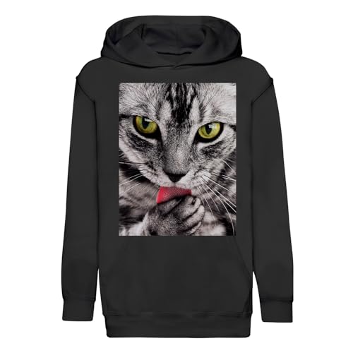 Sweat à capuche enfant chat mignon pour un cadeau d'anniversaire