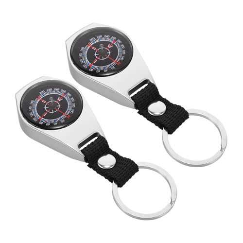 Brújulas compactas llavero Toyvian 2 piezas para camping
