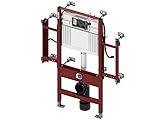 TECE profil WC-Gerontomodul mit Uni-Spülkasten (Bauhöhe 112 cm; Sitzhöhe 48 cm) 9300009