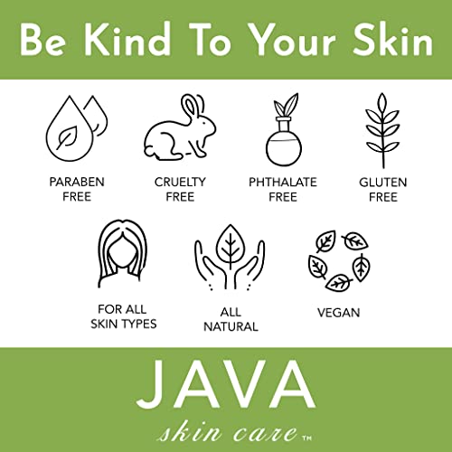 Caffeine Face Serum Oil With Pure Natural Organic Green Coffee Arabica Bean Extract, Rosehip & Argan Oil - Hydrating Anti Aging Face Serum For Women & Men - Java Skin Care #TOP4