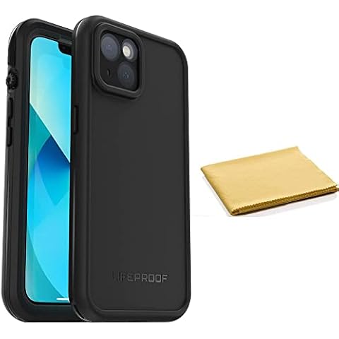 LifeProof FRĒ Series Waterproof Case with Magsafe for iPhone 13 (Only) - with Cleaning Cloth - Non-Retail Packaging - Black 27-55077-20-WC Cover