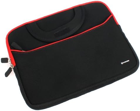 Evecase iPad Pro 10.5 / iPad 9.7 2017, Case Bag, UltraPortable Handle Carrying Portfolio Neoprene Sleeve Case Bag for Apple iPad Pro 9.7, iPad Air 2 (iPad 6) / iPad Air (iPad 5), iPad 4 3 2- Black