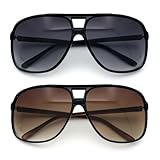 SA106 Oversize Large Thin Plastic Racer Mens Sport Sunglasses