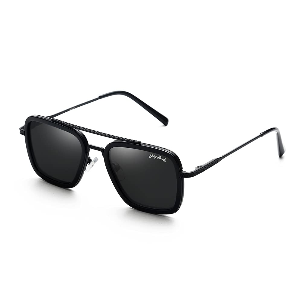 grey jack Metal Edith Polarized Sunglasses for Men Women 1632-picture-39