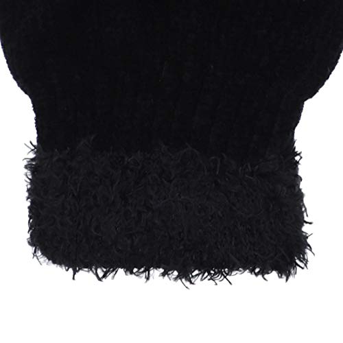 Adult Chenille Gloves with Fur on Top2