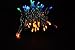 Karlling Battery Operated Christmas Lights,13 ft Short Clear Wire String Led Twinkle Fairy Light for Small Mini Xmas Tree and Wedding Party Indoor/Outdoor Decoration(Multicolor)
