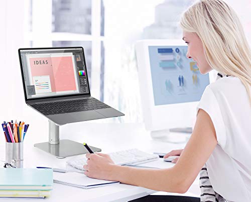 Mount-It! Adjustable Laptop Stand for Desk, Tilted MacBook Stand, 33 lb by Mount-It! - Used condition - Image 2
