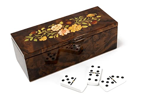 Set de Dominós Lujo Doble Seis en Caja de Madera miniatura 1