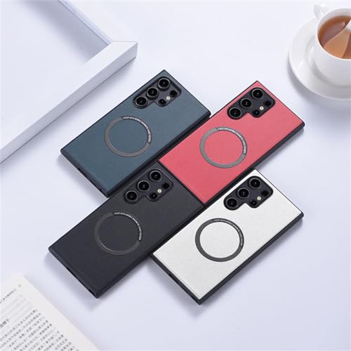 Protector Samsung A54 y S22 Ultra anticaídas de silicona suave de tela negra 6