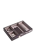 Weiches Veloursfutter Bey-Berk Kommode, Ebenholz, 29,5 x 20,3 x 3,8 cm Modern ebenholz