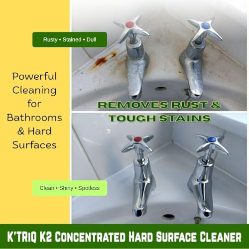 Image of K'TRiQ K2 Surface & Floor Cleaner Liquid 1 Litre - Aroma based Disinfectant and Restores Shiny Floors | Suitable for All Floor Cleaner Mops | Kills 99.9% Germs| India's #1 Industrial Floor Cleaner