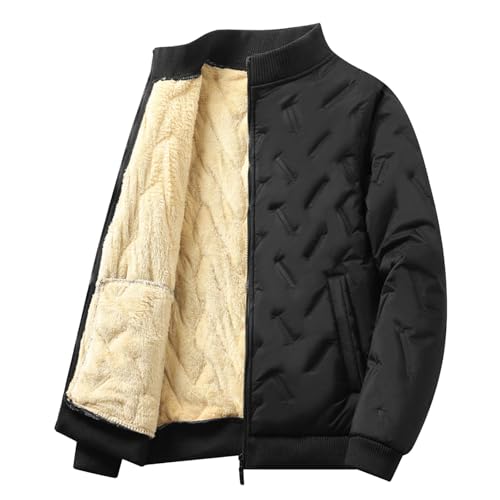 Veste homme chaude en laine et blouson d'hiver décontracté