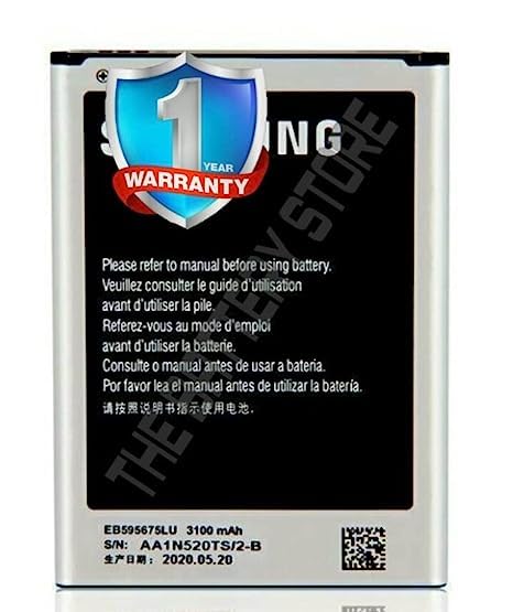 Image of THE BATTERY STORE Original EB595675LU Battery for Samsung Galaxy Note - 2 / N-7100 Battery with 1 Year warrenty ****(NN184)