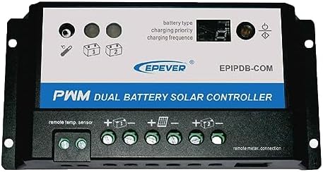 EPEVER® Display afstandsbediening MT1 voor EPIPDB-Com PWM laadregelaar 2 verschillende batterijen