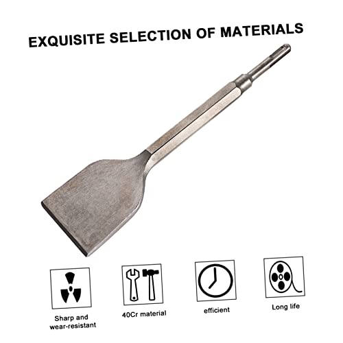 VILLCASE Rotary Hammer Chisel for Tile Wall Floor Scraper Masonry Tool for Brick Hammer Repair